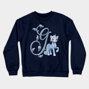 Monogram G Custom Unicorn Crewneck Sweatshirt